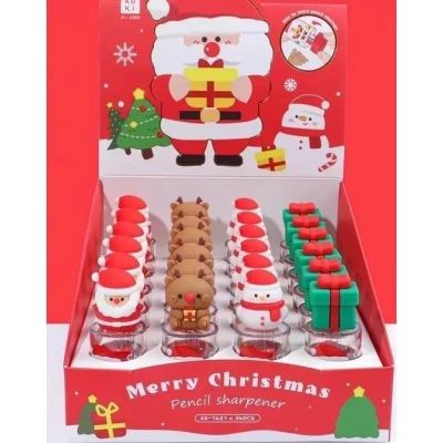 Ascutitoare simpla cu recipient Tochain, Craciun fericit, diverse modele